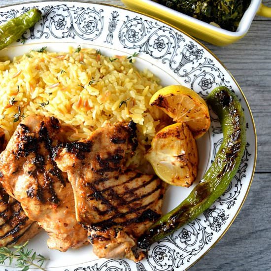 Spicy Turkish Grilled Chicken - Recipe photo by makeitmediterranean