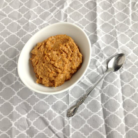 Slow Cooker Sweet Potato Soup - Recipe photo by fittingintovegan