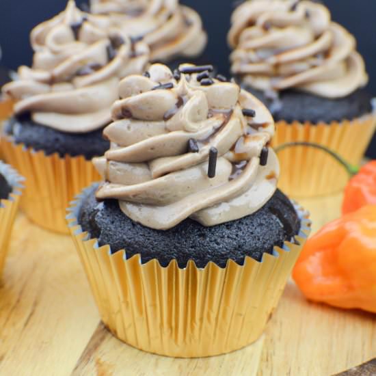 Chocolate Habanero Cupcakes - Recipe photo by revamperate