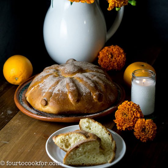 Day of the Dead Bread - Recipe photo by Four to Cook For