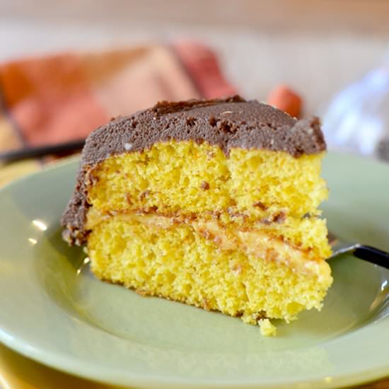 Marscapone Frosted Pumpkin Cake - Recipe photo by Feed Your Soul