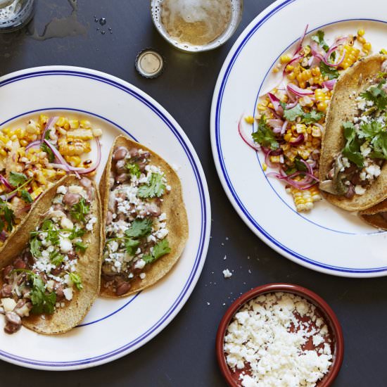 Creamy Bean and Poblano Tacos - Recipe photo by Marley Spoon