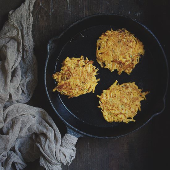 Butternut Squash Fritters - Recipe photo by UrbanKitchenAffair