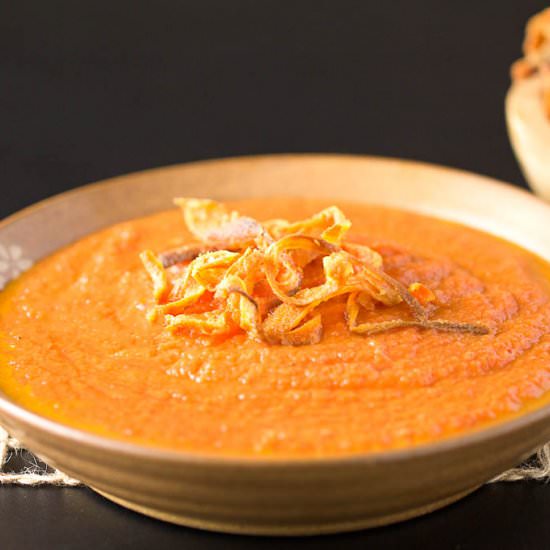 Scarlet Carrot Soup - Recipe photo by veggiesbycandlelight
