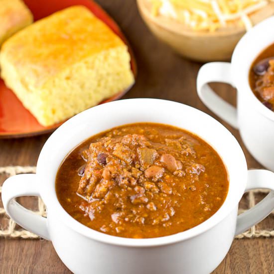Chili – My Favorite - Recipe photo by veggiesbycandlelight