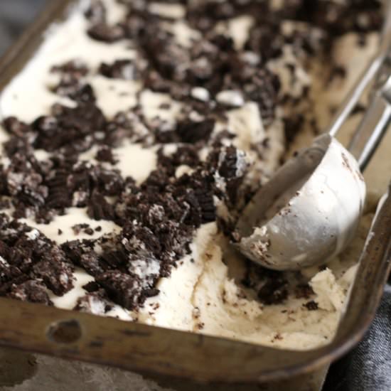 GF Cookies and Cream Ice Cream - Recipe photo by flippindelicious