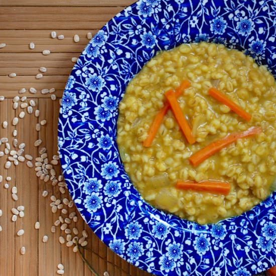 Persian Barley Soup (Soup-e Jo) - Recipe photo by ahueats