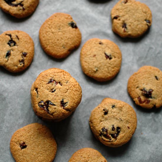 Oat Cookies with Cranberries - Recipe photo by zielonysrodek