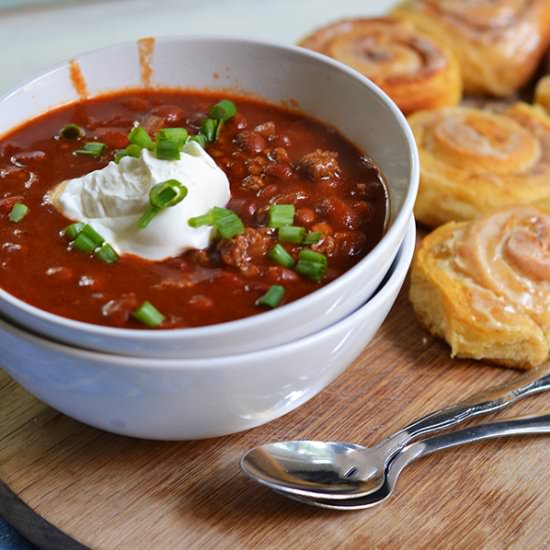 Easy Venison Chili - Recipe photo by NellieBellie