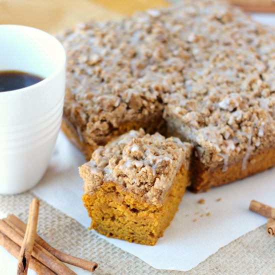 Pumpkin Coffee Cake - Recipe photo by mykitchencraze