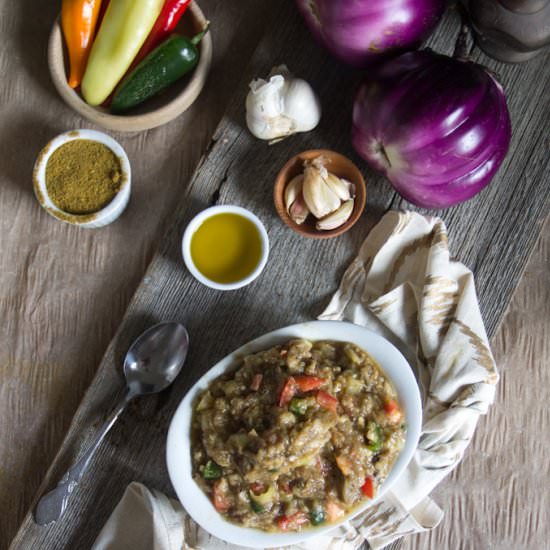 Roasted Eggplant Salad Duo - Recipe photo by ImmigrantsTable