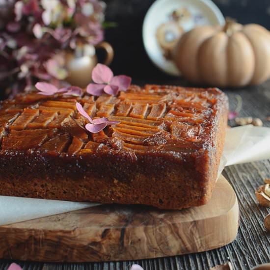 Upside Down Pumpkin Cake - Recipe photo by CandyCompany