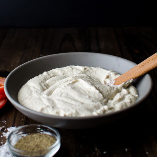 Creamy Vegan Ricotta - Recipe photo by The Flavor Bender