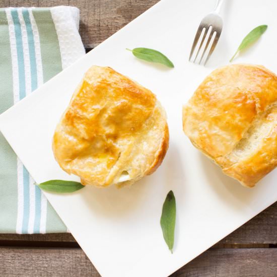Chik'n and Kale Pot Pie - Recipe photo by cookingwithawallflower