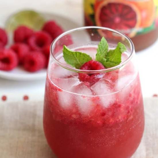 Raspberry and Blood Orange Sangria - Recipe photo by veggiecravings