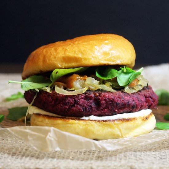 Umami Veggie Burger - Recipe photo by susanstable