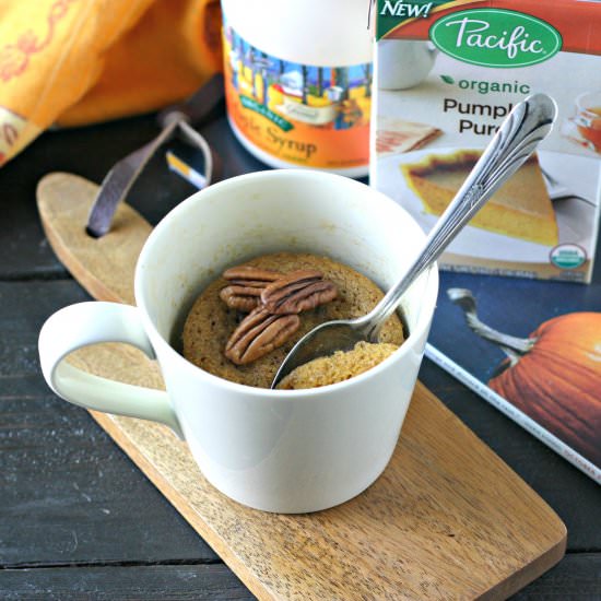 Paleo Pumpkin Spice Mug Cake - Recipe photo by EverydayMaven