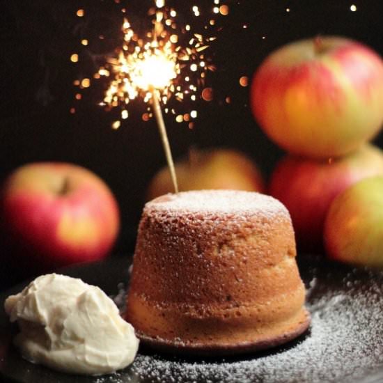 Spiced Sticky Toffee Apple Pudding - Recipe photo by figsandpigs