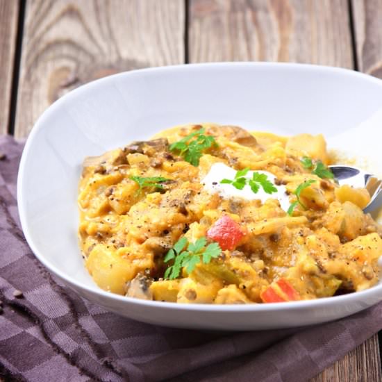 Vegetable Stew with Lentils - Recipe photo by finefreshfood
