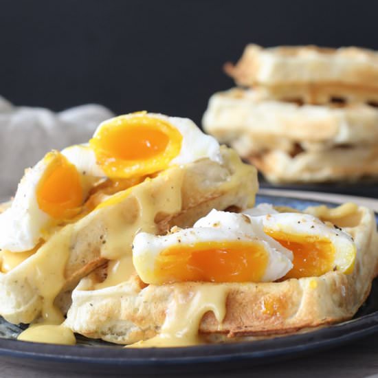 Herbed Savory Waffles - Recipe photo by FashionEdible