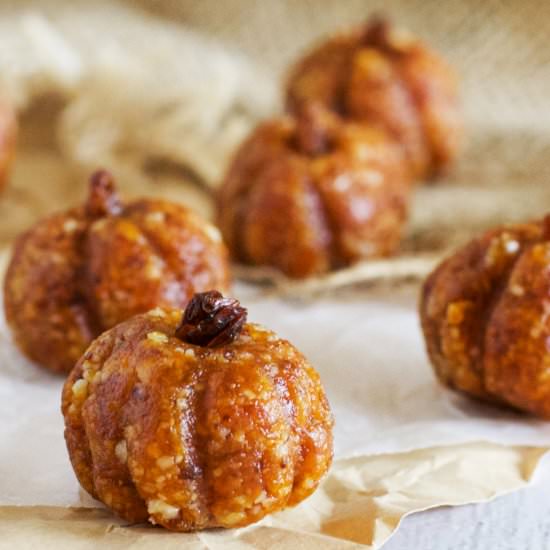 Pumpkin apricot and macadamia balls - Recipe photo by Claire K Creations