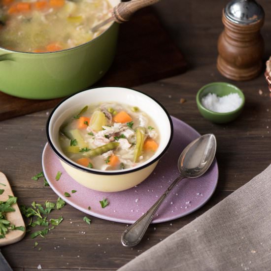A Healthy Chicken Soup - Recipe photo by HelloFreshUK
