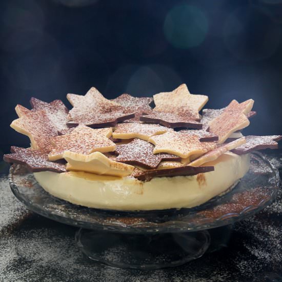 White Chocolate Mousse Torte - Recipe photo by thehealthycook