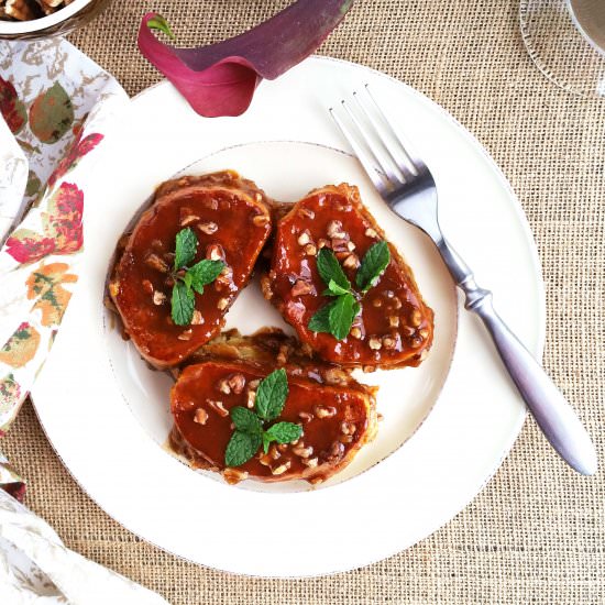 Pumpkin Butterscotch French Toast - Recipe photo by 3 Yummy Tummies