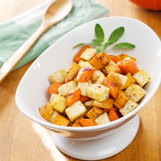 Roasted Root Vegetables - Recipe photo by Cook Eat Well