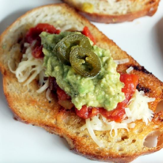 Mexican Bruschetta - Recipe photo by Creole Contessa