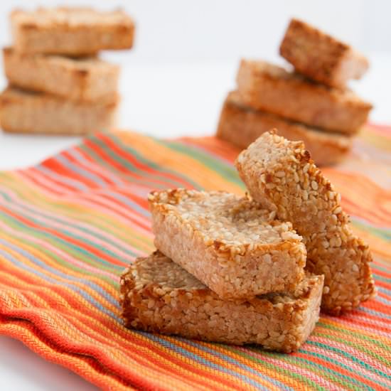 4-Ingredient Keto Cookie Bars - Recipe photo by HealthfulPursuit