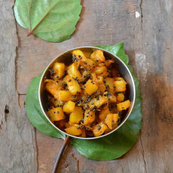 Pineapple Pickle - Recipe photo by hariniaravind