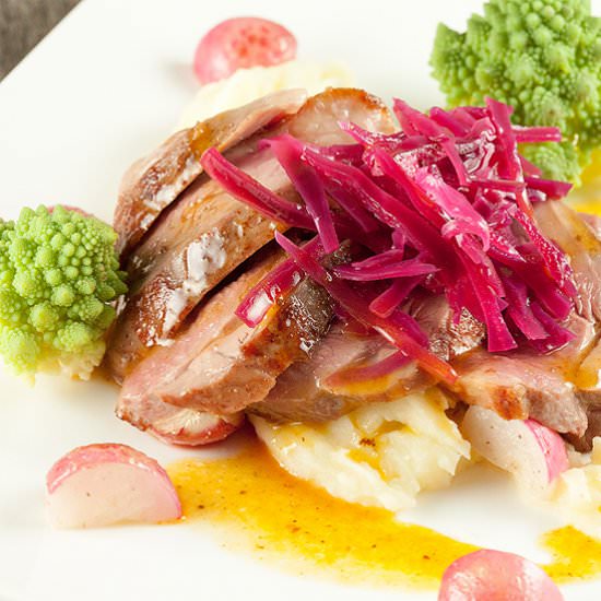 Juicy Duck Breast and Romanesco - Recipe photo by ohmydish
