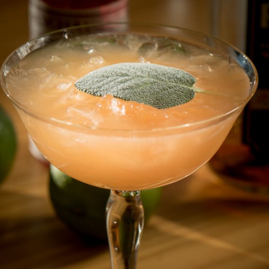 Whiskey Sage Cocktail - Recipe photo by Bridget Lund aka TheRecipeWench