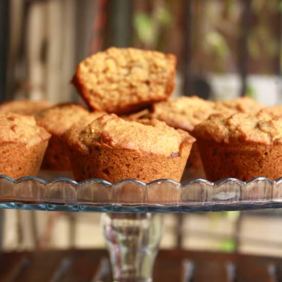 Date and Honey Muffins (Sugar-free) - Recipe photo by The Desserted Girl