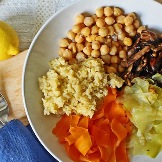 Alkalizing Millet & Zucchini Salad - Recipe photo by nutrilics