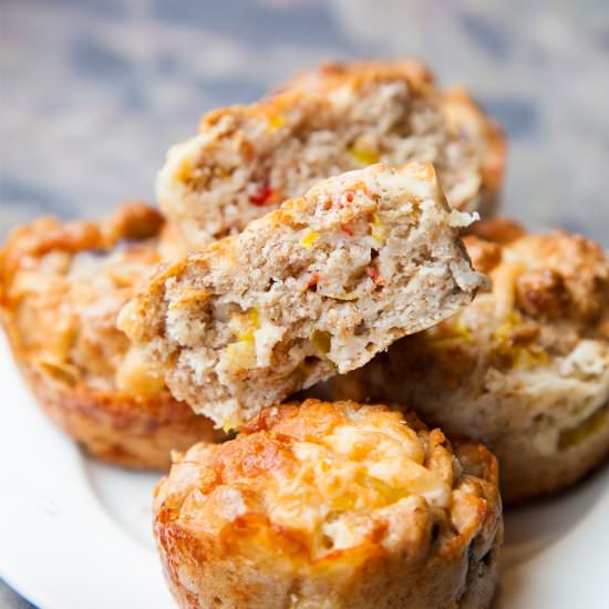 Savory breakfast muffins - Recipe photo by amummytoo