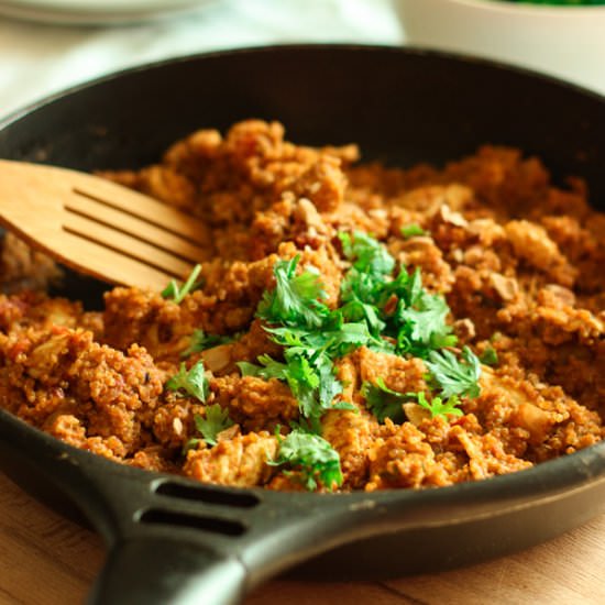 Almond and Chicken Quinoa - Recipe photo by chloemoir_nutrition