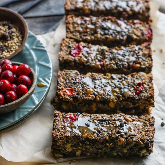 Vegan Cranberry Maple Lentil Loaf - Recipe photo by Cotter Crunch