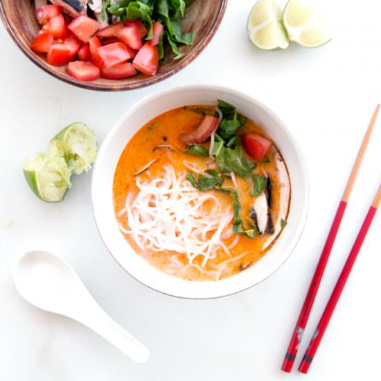 Curried Coconut Ginger Soup - Recipe photo by thewacovegan