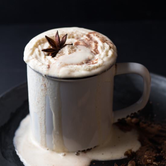 Spiced Hot Chocolate - Recipe photo by GreenHealthyCooking