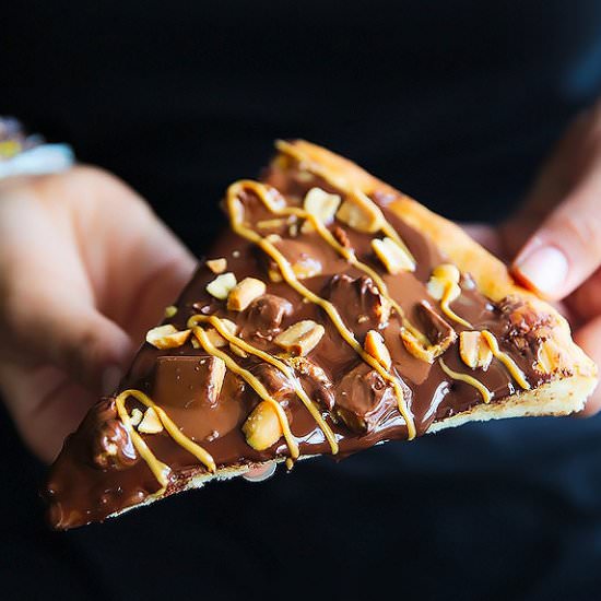 Peanut Butter Cup Pizza - Recipe photo by Cleobuttera