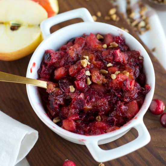 Healthy 20 Minute Cranberry Sauce - Recipe photo by simple roots