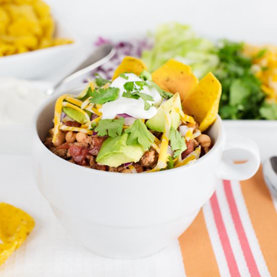 Turkey Chili w/ White Beans - Recipe photo by Joy In Every Season