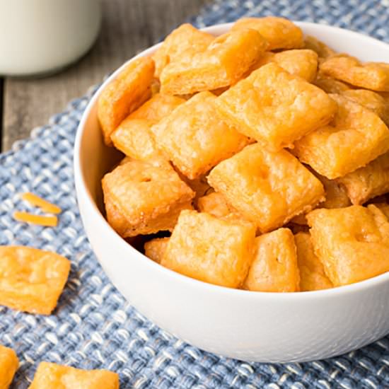 Homemade Cheese Crackers - Recipe photo by LivingWellMom