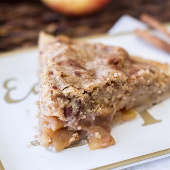 Rustic Dutch Apple Pie - Recipe photo by a latte food