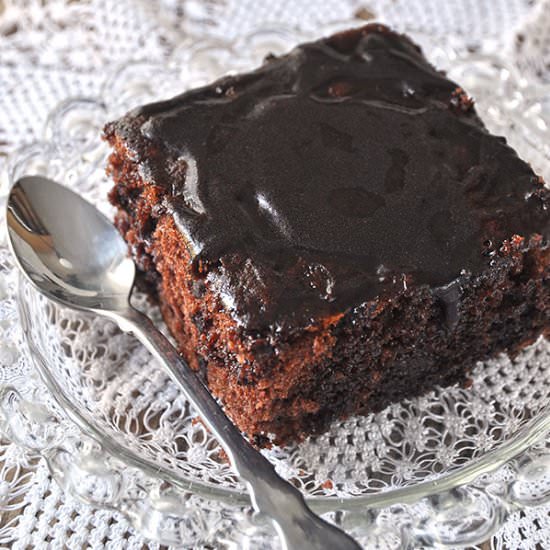 boiled chocolate cake - Recipe photo by kouzinista