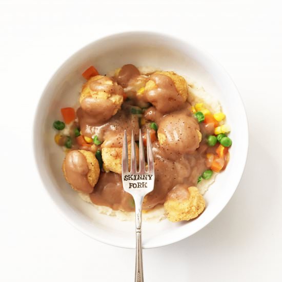 Healthified Chicken & Mash Bowl - Recipe photo by TheSkinnyFork
