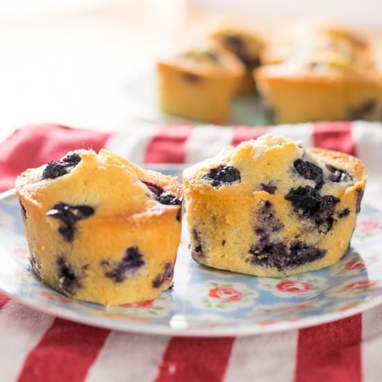 Blueberry Friands - Recipe photo by JoJoNookAndCranny