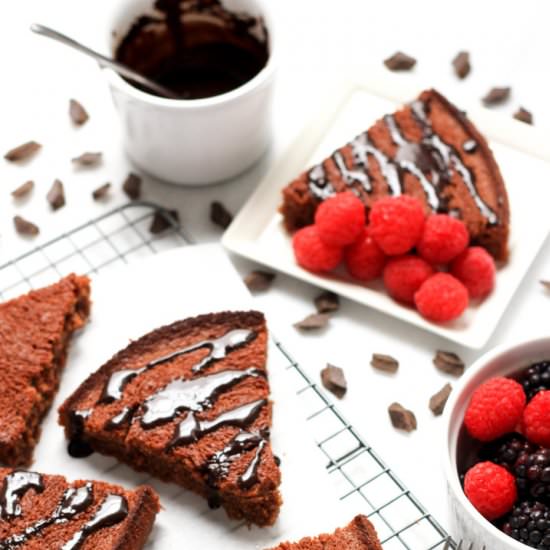 Almond Butter Brownie Tart - Recipe photo by felicialim